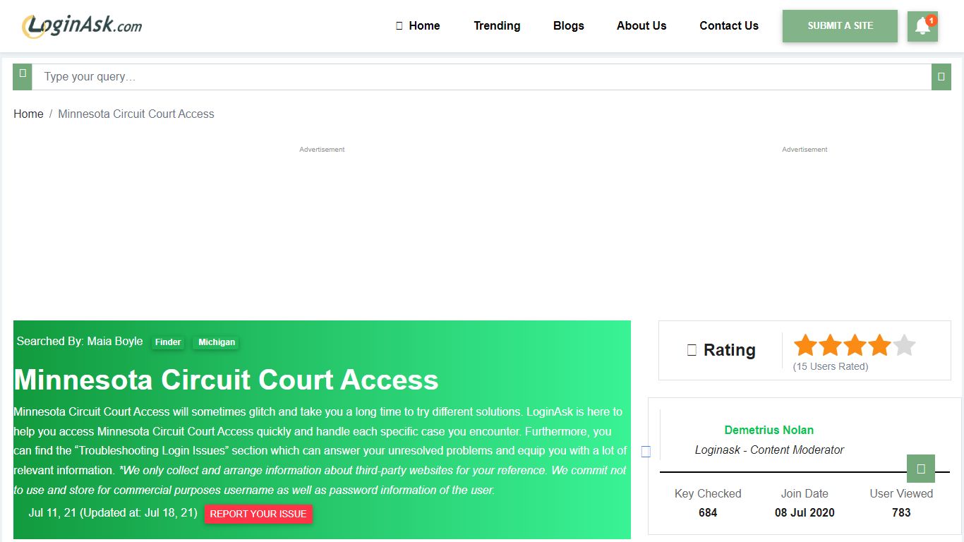 Minnesota Circuit Court Access Quick and Easy Solution